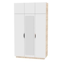 Шкаф с зеркалом "Аврора (H21_M)" в Карталах - kartaly.mebel24.online | фото