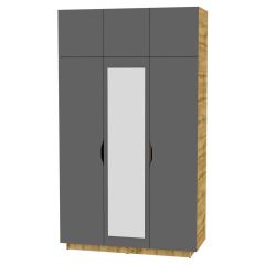 Шкаф с зеркалом "Аврора (H21_M)" в Карталах - kartaly.mebel24.online | фото 19