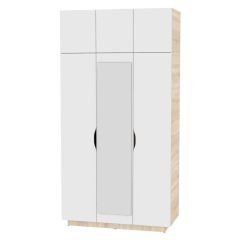Шкаф с зеркалом "Аврора (H23_M)" в Карталах - kartaly.mebel24.online | фото