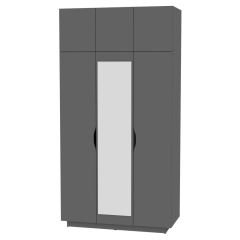 Шкаф с зеркалом "Аврора (H23_M)" в Карталах - kartaly.mebel24.online | фото 20