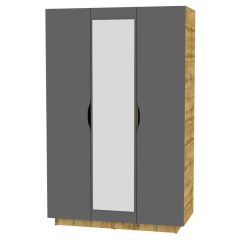 Шкаф с зеркалом "Аврора (H24_M)" в Карталах - kartaly.mebel24.online | фото 2