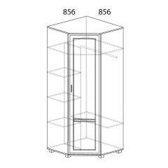Шкаф угловой №243 Белла в Карталах - kartaly.mebel24.online | фото 2