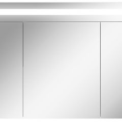 Шкаф-зеркало Аврора 100 с подсветкой LED Домино (DV8012HZ) в Карталах - kartaly.mebel24.online | фото