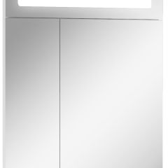 Шкаф-зеркало Аврора 60 с подсветкой LED Домино (DV8005HZ) в Карталах - kartaly.mebel24.online | фото