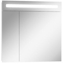 Шкаф-зеркало Аврора 70 с подсветкой LED Домино (DV8007HZ) в Карталах - kartaly.mebel24.online | фото