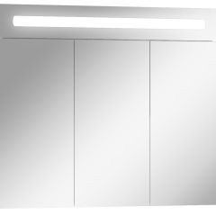 Шкаф-зеркало Аврора 80 с подсветкой LED Домино (DV8009HZ) в Карталах - kartaly.mebel24.online | фото