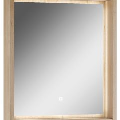 Шкаф-зеркало Nice 60 с подсветкой Домино (DN4706HZ) в Карталах - kartaly.mebel24.online | фото