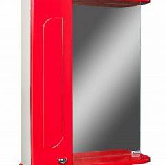 Шкаф-зеркало Радуга Красный 50 левый АЙСБЕРГ (DA1122HZR) в Карталах - kartaly.mebel24.online | фото