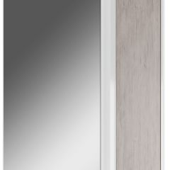 Шкаф-зеркало Uno 60 Дуб серый левый/правый Домино (DU1503HZ) в Карталах - kartaly.mebel24.online | фото