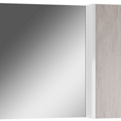 Шкаф-зеркало Uno 80 Дуб серый левый/правый Домино (DU1504HZ) в Карталах - kartaly.mebel24.online | фото