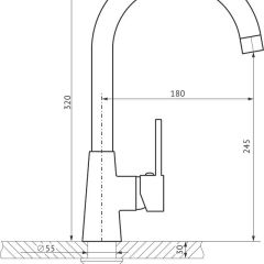 Смеситель MS-014 в Карталах - kartaly.mebel24.online | фото 2