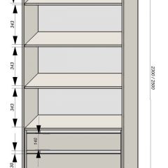 Спальня Серый камень + Кровать (серии «ГЕСТИЯ») в Карталах - kartaly.mebel24.online | фото 9