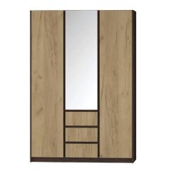 Спальня Флоренция (Венге/Дуб Крафт Золотой) в Карталах - kartaly.mebel24.online | фото 5