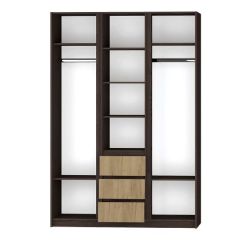 Спальня Флоренция (Венге/Дуб Крафт Золотой) в Карталах - kartaly.mebel24.online | фото 6