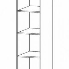 ГАММА Спальный гарнитур (модульный) дуб вотан в Карталах - kartaly.mebel24.online | фото 6