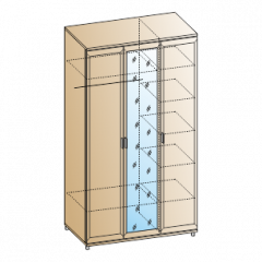 Спальня Мелисса композиция 4 (Гикори Джексон светлый) в Карталах - kartaly.mebel24.online | фото 5