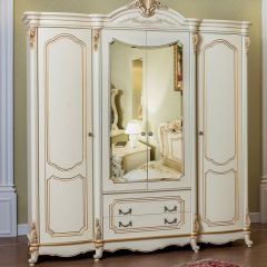 Спальный гарнитур Мона Лиза (крем) 1600 в Карталах - kartaly.mebel24.online | фото 6