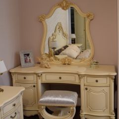 Спальный гарнитур Мона Лиза (крем) 1600 в Карталах - kartaly.mebel24.online | фото 9