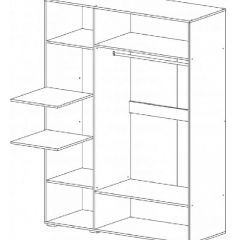 Спальный гарнитур Ненси (Венге/Белый глянец) в Карталах - kartaly.mebel24.online | фото 17