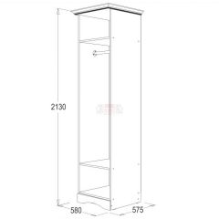 Спальный гарнитур Ольга-1Н (модульная) в Карталах - kartaly.mebel24.online | фото 7