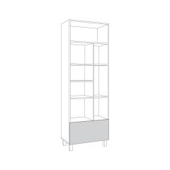 Стеллаж 13.148 Манхеттен в Карталах - kartaly.mebel24.online | фото 2
