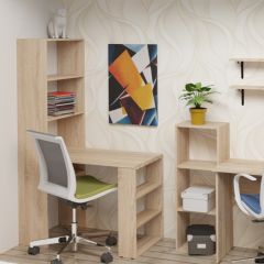 Стеллаж Элемент-1 (дуб сонома) в Карталах - kartaly.mebel24.online | фото 5