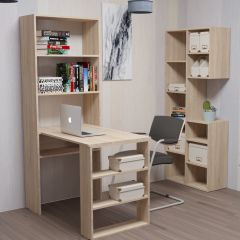 Стеллаж Элемент-1 (дуб сонома) в Карталах - kartaly.mebel24.online | фото 6