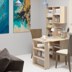 Стеллаж Элемент-2 (дуб сонома) в Карталах - kartaly.mebel24.online | фото 4