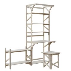 Стеллаж+стол Конструктор Арт.СRСт1-1 в Карталах - kartaly.mebel24.online | фото 3