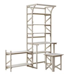 Стеллаж+стол со стойкой Конструктор Арт.СRСт2-1 в Карталах - kartaly.mebel24.online | фото 3
