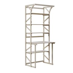 Стеллаж+стол со стойкой Конструктор Арт.СRСт2-1 в Карталах - kartaly.mebel24.online | фото