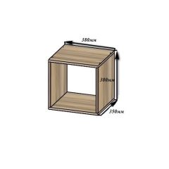 Стеллаж Ярофф №1, односекционный в Карталах - kartaly.mebel24.online | фото 2