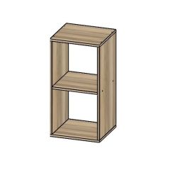 Стеллаж Ярофф №2, двухсекционный в Карталах - kartaly.mebel24.online | фото 2