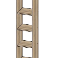 Стеллаж Ярофф №4, четырехсекционный в Карталах - kartaly.mebel24.online | фото 2