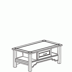 Стол журнальный №670 "Флоренция" Дуб оксфорд в Карталах - kartaly.mebel24.online | фото 2