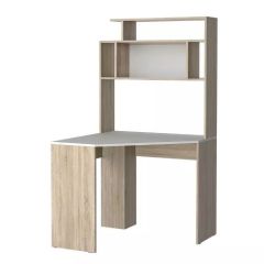 Компьютерный стол №11 (Дуб Сонома/Белый глянец) в Карталах - kartaly.mebel24.online | фото 2