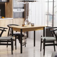 Стол обеденный СО-3 (Дуб Крафт Золотой) в Карталах - kartaly.mebel24.online | фото 2
