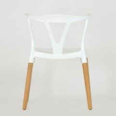 Стул Barneo N-218 Wishbone интерьерный кухонный белый в Карталах - kartaly.mebel24.online | фото 2