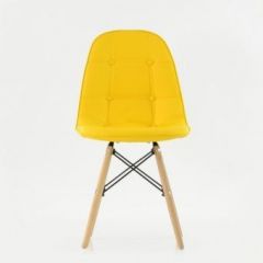 Стул Barneo N-43 Pulsante PU желтый в Карталах - kartaly.mebel24.online | фото 2