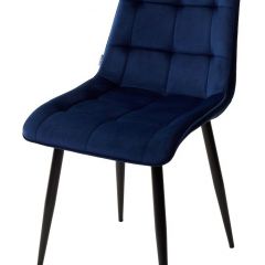 Стул CHIC BLUVEL-86 NAVY BLUE / черный каркас М-City в Карталах - kartaly.mebel24.online | фото