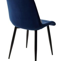 Стул CHIC BLUVEL-86 NAVY BLUE / черный каркас М-City в Карталах - kartaly.mebel24.online | фото 3