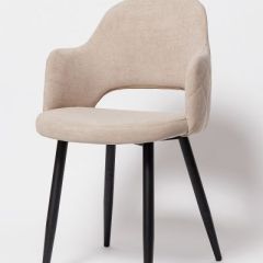 Стул К-14 бежевый/черный в Карталах - kartaly.mebel24.online | фото 1
