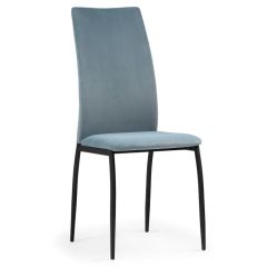 Стул на металлокаркасе Tod light blue / black в Карталах - kartaly.mebel24.online | фото 3