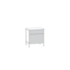 Трувор Тумба прикроватная 13.290 N в Карталах - kartaly.mebel24.online | фото 2