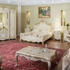 Туалетный стол + Зеркало Мона Лиза (крем) в Карталах - kartaly.mebel24.online | фото 9