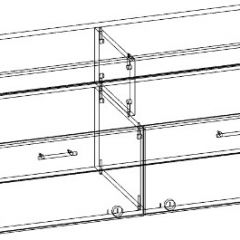 СОНАТА Тумба малая ТМС-1200 (Дуб сонома/Дуб сакраменто) в Карталах - kartaly.mebel24.online | фото 2
