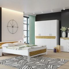 Тумба Милана (Белый/Сосна Гранд) в Карталах - kartaly.mebel24.online | фото 2