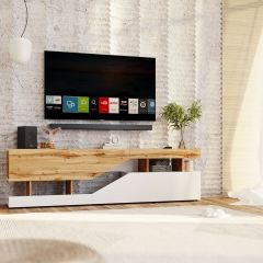 Тумба под ТВ НКМ Дубай секция №4 в Карталах - kartaly.mebel24.online | фото 3