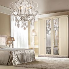Тумба прикроватная Тиффани штрих-лак/серебро (ТФТП-1) в Карталах - kartaly.mebel24.online | фото 2