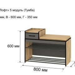 ОЛЬГА-ЛОФТ 5 Тумба в Карталах - kartaly.mebel24.online | фото 4